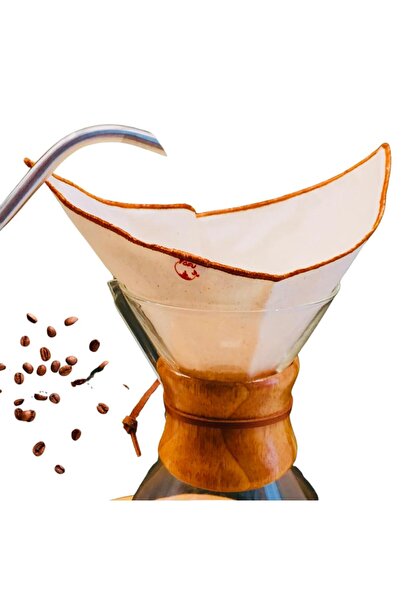 Hype Store (2 Pieces) Washable, Fabric Chemex Coffee Filter Unbleached 100% R...