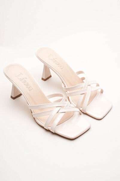 Lizzu Women's Strappy Design Heeled Slippers Core