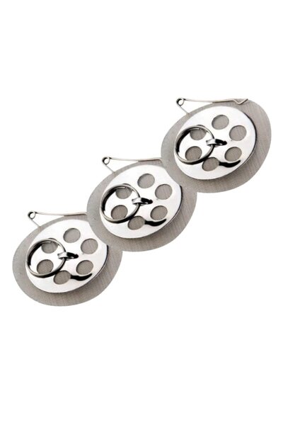 Hype Store 3-piece teapot strainer set - functional, washable tea infuser for...