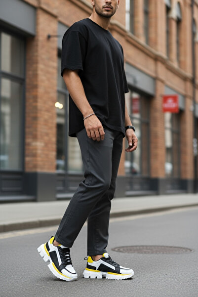 dehaine Men's sneakers, White-DG LM052