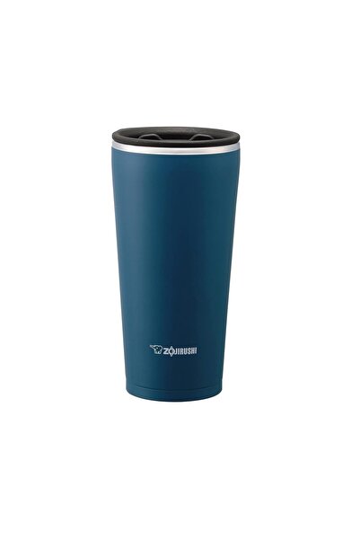 Hype Store SX-FSE45 Strainer Lid Vacuum Thermos Cup 0.45L Navy Blue