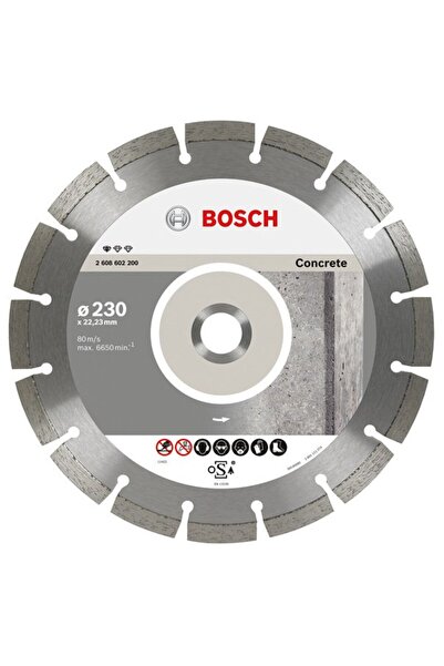 Bosch Set 10 discuri diamantate Standard for Concrete 2.3x22.23x230mm