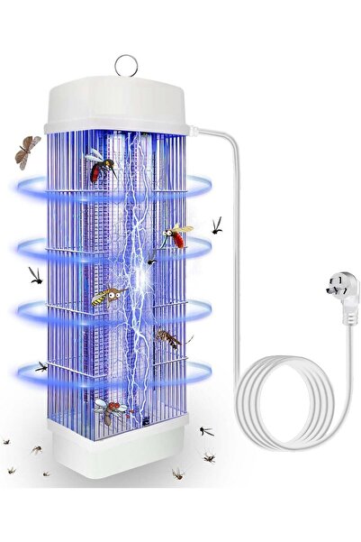 TheMohrim مصيدة حشرات داخلية وخارجية، مصباح كهربائي قاتل للبعوض بقوة 15 واط، مصيدة حشرات