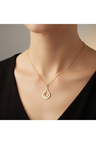 TabiTela 14 ayar altın kolye ucu gramofon plakası GM4675 0.5 gr