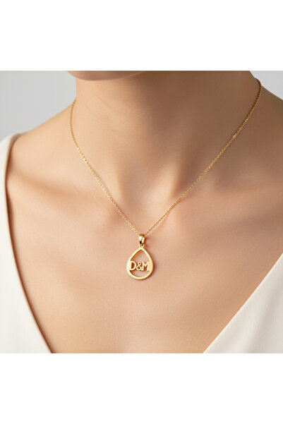 TabiTela 8 ayar altın kolye ucu D&M GM10986 0.5 gr