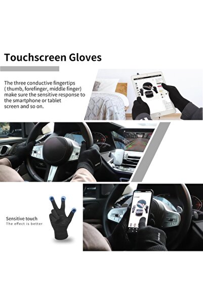 NO N4ME Maylisak Knit Winter Beanie 3-Piece Set with Neck Warmer & Touchscreen Gloves (Fleece-Lined)