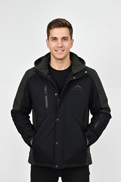 DYNAMO Men's Hooded Sports Coat Regular Fit 3016 Bgl-St04904