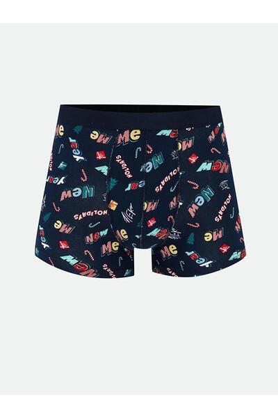 LC Waikiki Стандартен модел мъжки боксерки с коледна тематика, 3-пакет (W5)