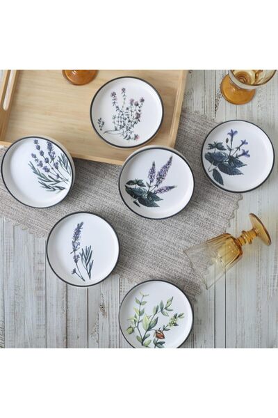 Hype Store Çiçek Bahçesi Stackable Çerezlik/Sosluk 14 Cm 6 Adet 18938-43