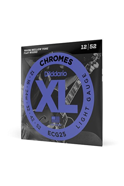 Hype Store مجموعة أوتار الجيتار الكهربائي D'Addario Ecg25، كروم، مقياس الضوء ...