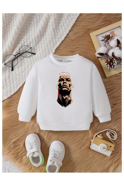 Massgai Φούτερ Unisex Παιδικό Ronaldo Face με τύπωμα από ειδικό βαμβακερό λαι...