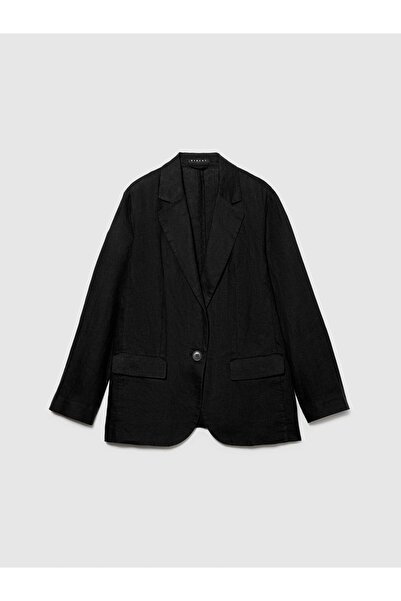 Sisley Regular Fit Black Women's Jacket 2Aghlw019