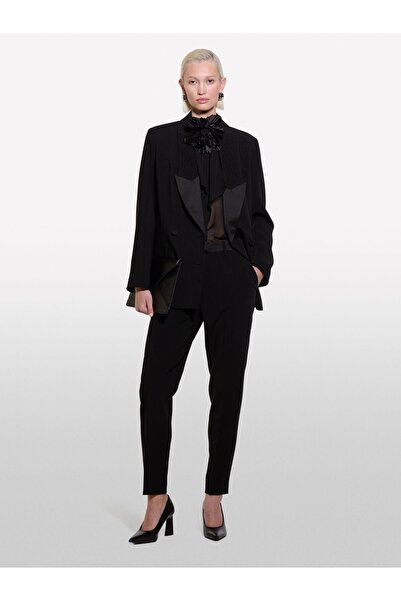 Sisley Normal Black Women's Jacket 2Gjclw02H