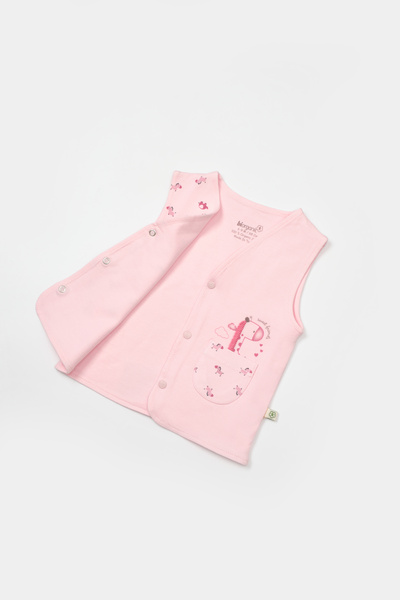 Biorganic Animal Pink Vest 61503