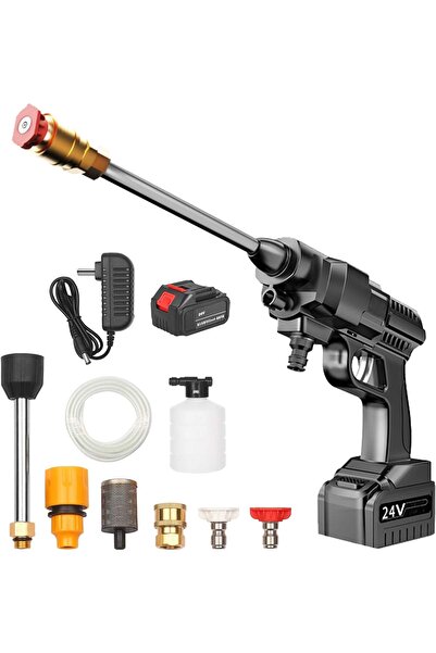 ARTC غسالة محمولة لاسلكية عالية الضغط 24 فولت 200 واط 30 بار مع فوهة رغوية