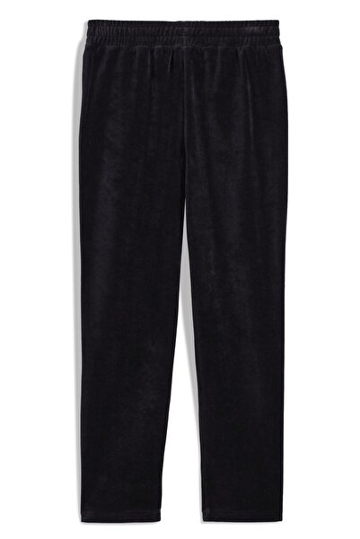 Puma ESS Elevated Velour Pants 689117 Kadife Erkek Eşofman Altı LACİVERT