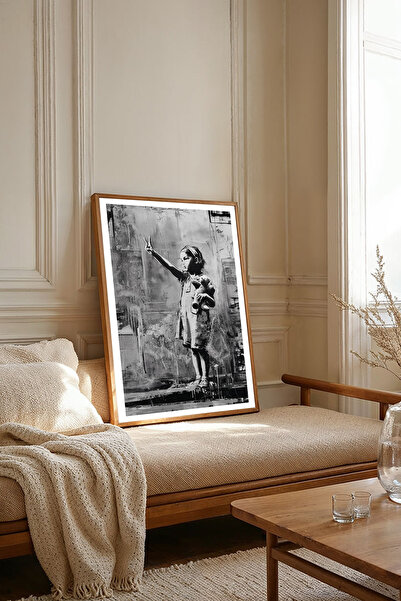 Dekorsiahome Masa dintr-o bucată cu cadru din lemn pentru sufragerie, sufrage...