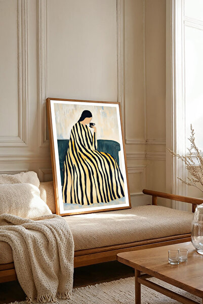 Dekorsiahome Masa dintr-o bucată cu cadru din lemn pentru sufragerie, sufragerie, bucătărie, TK1888