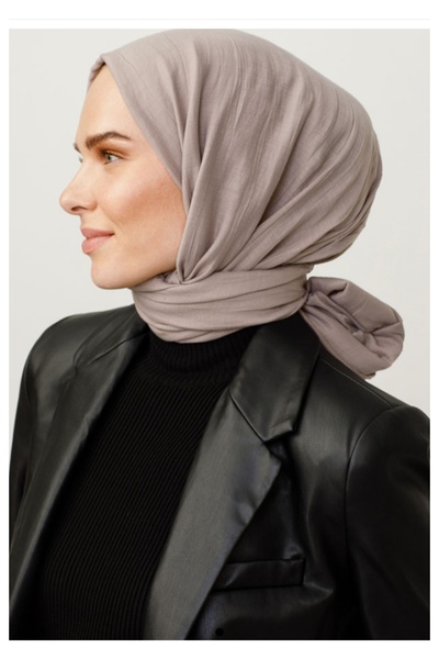 VALORSCARF pamuk kraş şal füme