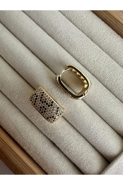 ringbox Oval Leopard Stone Earrings