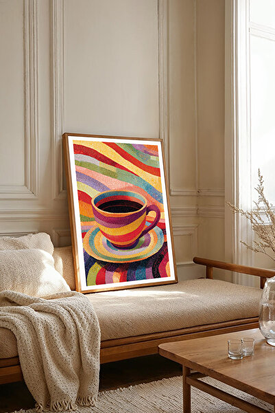 Dekorsiahome Τραπέζι σαλονιού κουζίνας με ξύλινο πλαίσιο μονοκόμματο TK1891