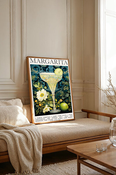 Dekorsiahome Tek Parça Ahşap Çerçeveli Oturma Odası Salon Mutfak Tablosu TK1911