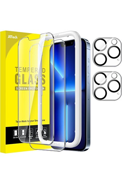 JETech Screen Protector for iPhone 13 Pro 6.1-inch with Camera Lens Protector...