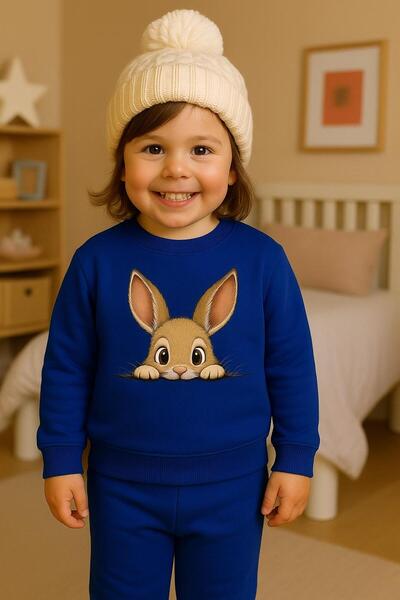 playwear Παιδικό unisex φούτερ από χτενισμένο βαμβάκι 3 κλωστών με χαριτωμένο...