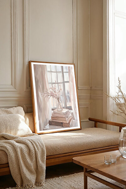 Dekorsiahome Τραπέζι σαλονιού κουζίνας με ξύλινο πλαίσιο μονοκόμματο TK1822