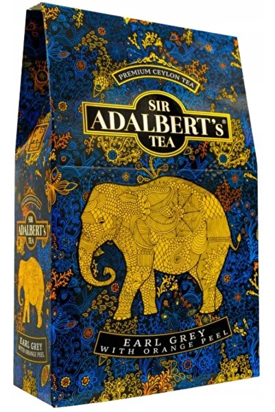 Other ADALBERT'S EARL GREY WITH ORANGE PEEL loose leaf tea with elephant 100 g