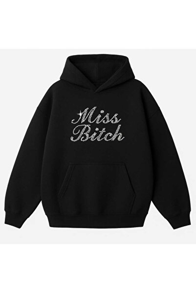 MAYDAY CULTURE Μαύρο Χρώμα Unisex Φούτερ με στάμπα DTF κανονικής εφαρμογής Vi...