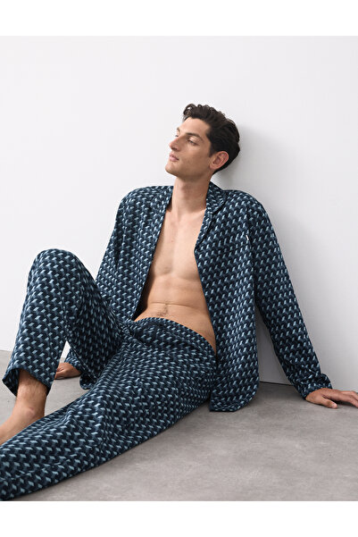 Marks & Spencer Pamuk Karışımlı Pijama Üstü