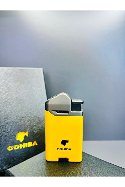 COHİBA Pürmüz Alevli Çelik Gövde Premium Çakmak