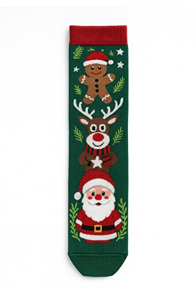 ALASEREN Коледен подарък в кутия от ацетат – цветни зимни чорапи в стилна опаковка 🎁