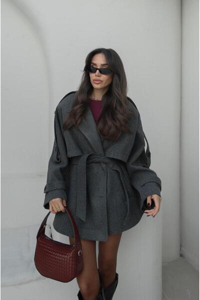 Havoş Gray Rebello Belted Cashmere Coat