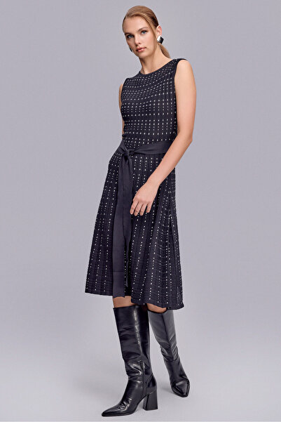 Naramaxx 61 TRİKO ELBİSE SİYAH