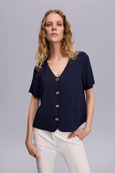Naramaxx 2356 BLUZ LACİVERT