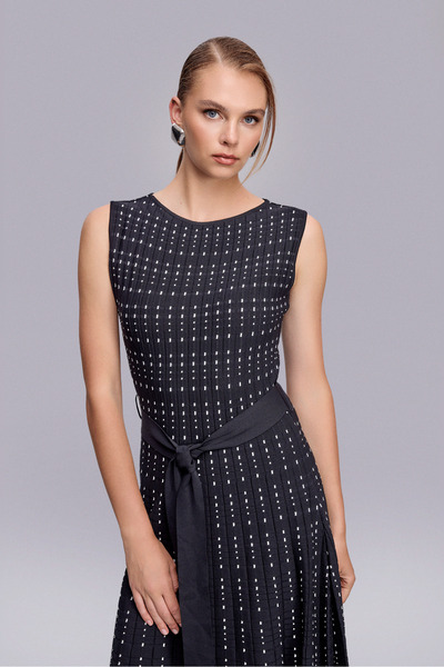 Naramaxx 61 TRİKO ELBİSE SİYAH