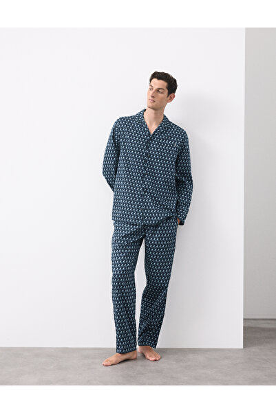 Marks & Spencer Pamuk Karışımlı Pijama Üstü