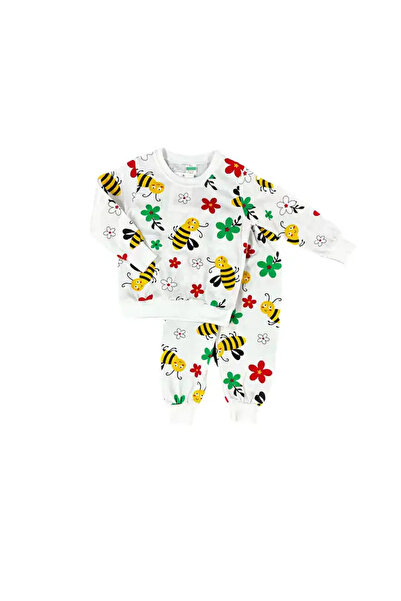 CNS Concept White Bee Patterned Tracksuit Set