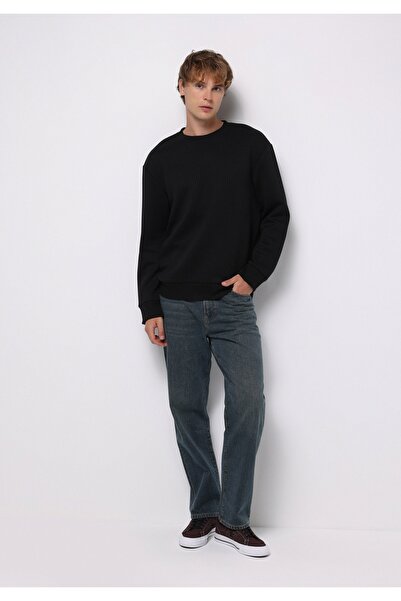 Colin's Мъжки черен суитшърт Comfort Fit