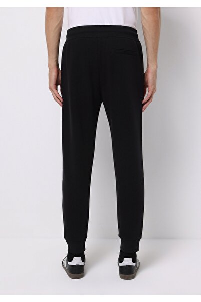 Colin's Slim Fit Mid Waist Straight Men's Black Sweatpants