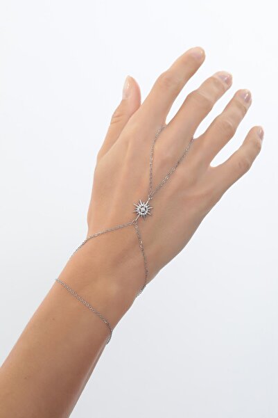 Bijuty Women's Güneş Çelik Şahmeran - Silver Color - (with Surprise Gift)