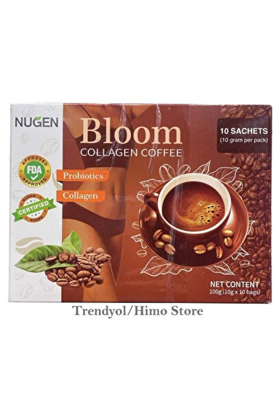 NUGEN قهوة بلوم كولاجين - مزيج الجمال والطاقة - 10 أكياس × 1 0 جرام