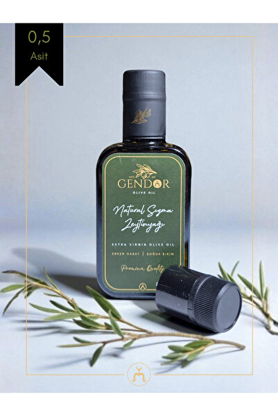 Gendor Olive Oil Soğuk Sıkım Filtresiz Natürel Sızma Zeytinyağı 250ml