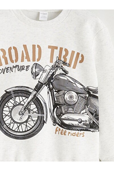 LC Waikiki Lcw Baby Printed Male Child Long-Sleeve Sweatshirt