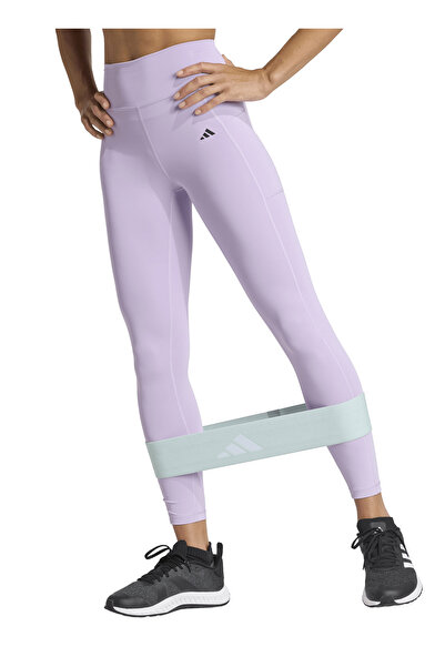 adidas JW7612 OPT ST HR 7/8 L Lila Kadın Tayt