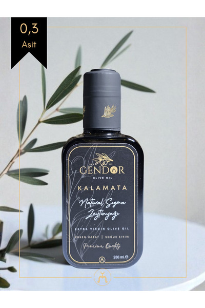 Gendor Olive Oil Kalamata İlk Hasat Natural Sızma Zeytinyağı 250ml