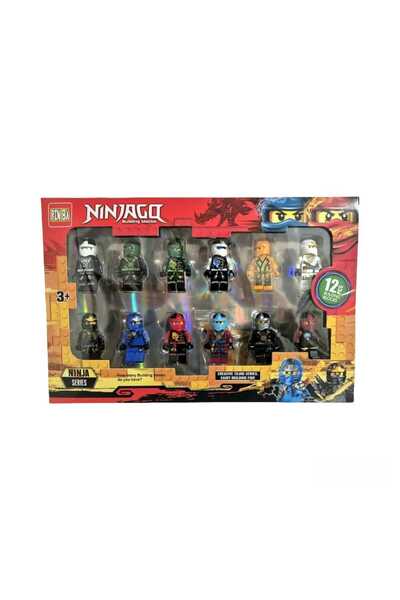 Virtual Trend Virtual Trend® figure set, Ninjago, Plastic, 12 pieces, Multicolor
