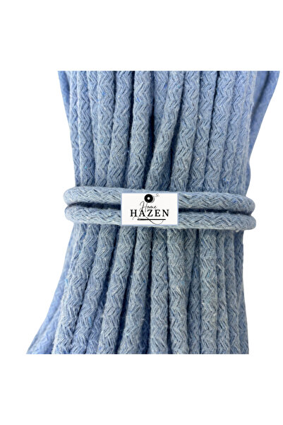 Hazen Home Cotton Cord Rope 6-7 mm – 2 kg (90-100 Meters) - Basket, Bag, Supla, Macrame Making Rope